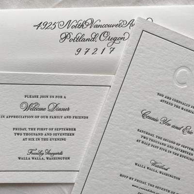 Letterpress And Blind Deboss